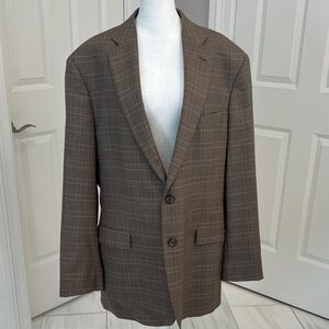 Brooks Brothers Brown Checkered Blazer